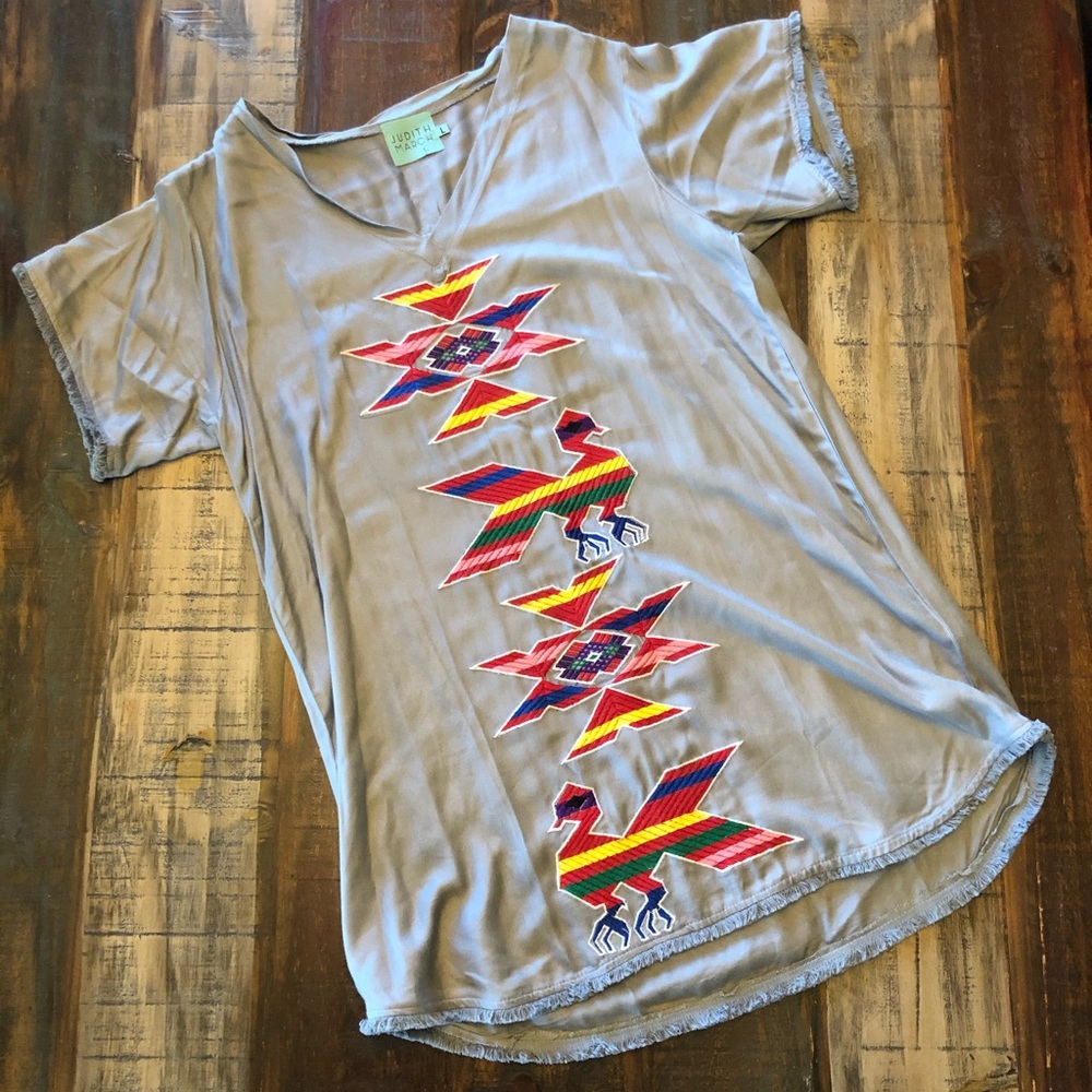 Judith March Tribal Print Dress